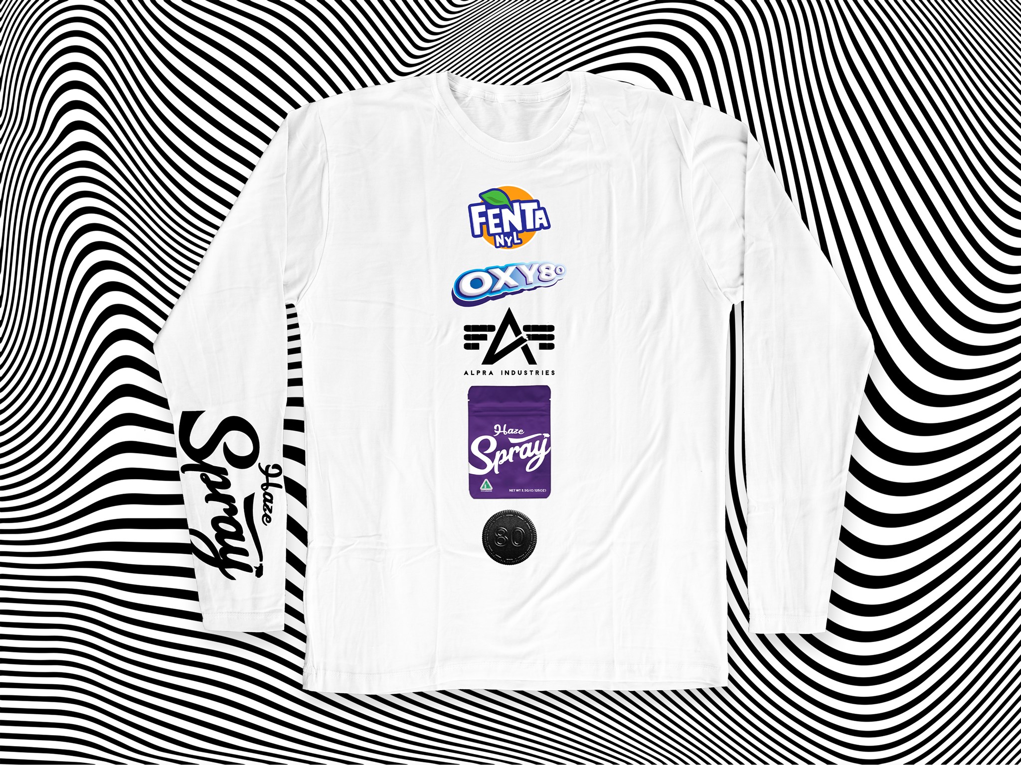 Bild von ADDICTED - LONGSLEEVE [weiß]